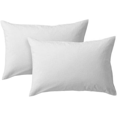  подушка покрытие 43×63cm 2 шт. комплект полиэстер 100% отель качество pillow для подушка покрытие конверт тип полотенце земля 4 сезон соответствующий модный мягкий белый 