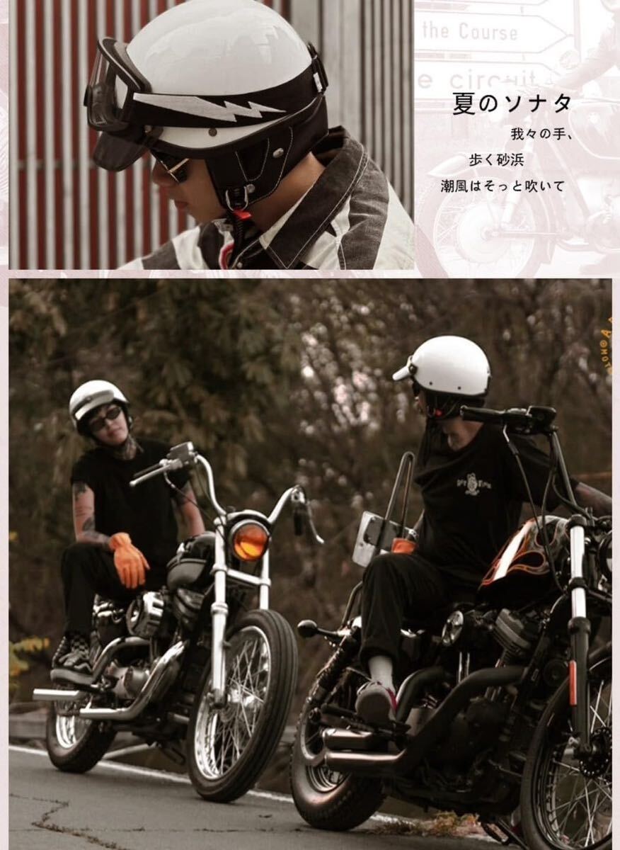 ハーフキャップヘルメット ハーフキャップヘルメット 男女兼用 通勤用ヘルメット スケートボード用ヘルメット バイザー付 XXL 61-63cmの画像5