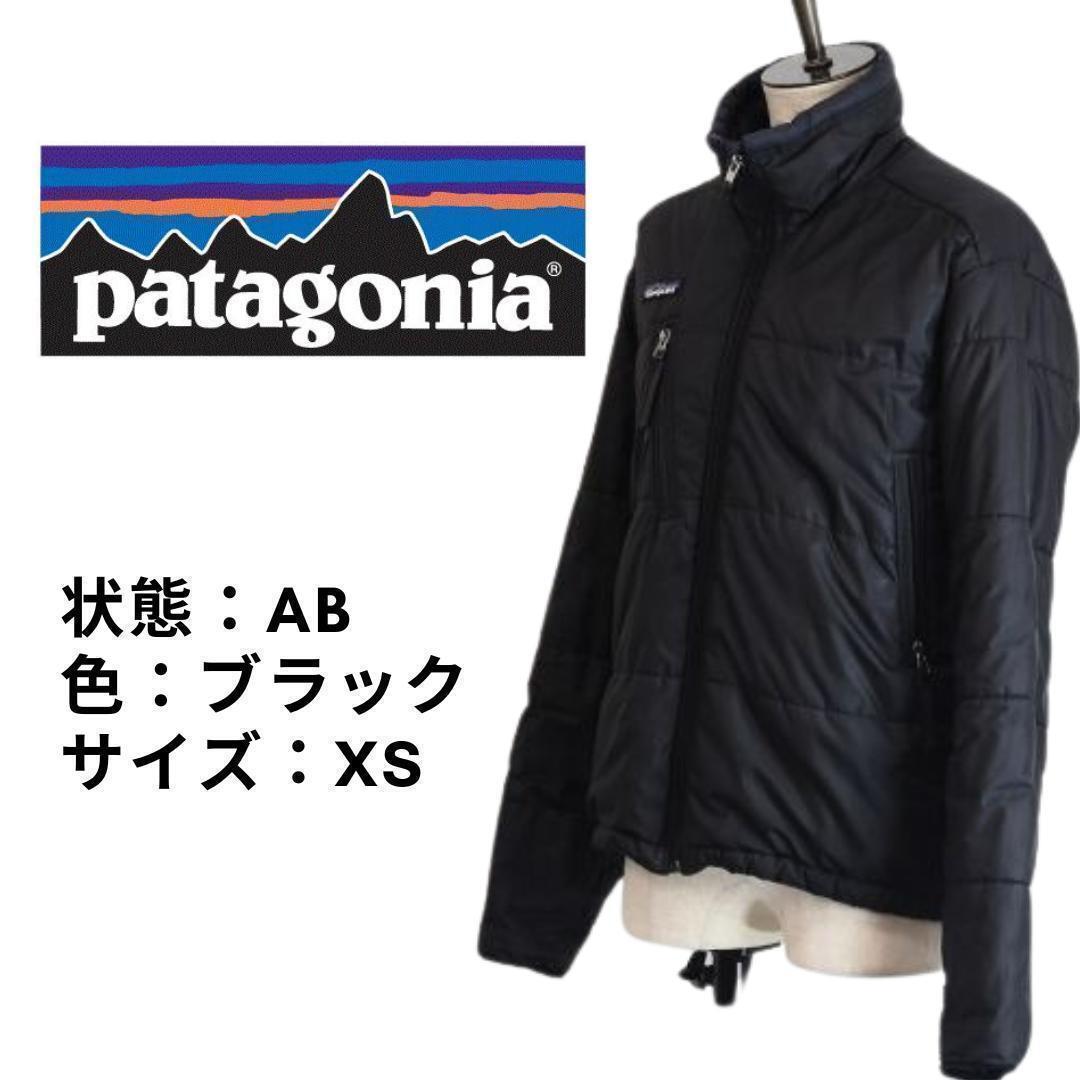 【patagonia】 パタゴニア ナイロン ダウン 中綿 ジャケット ブラック_画像1