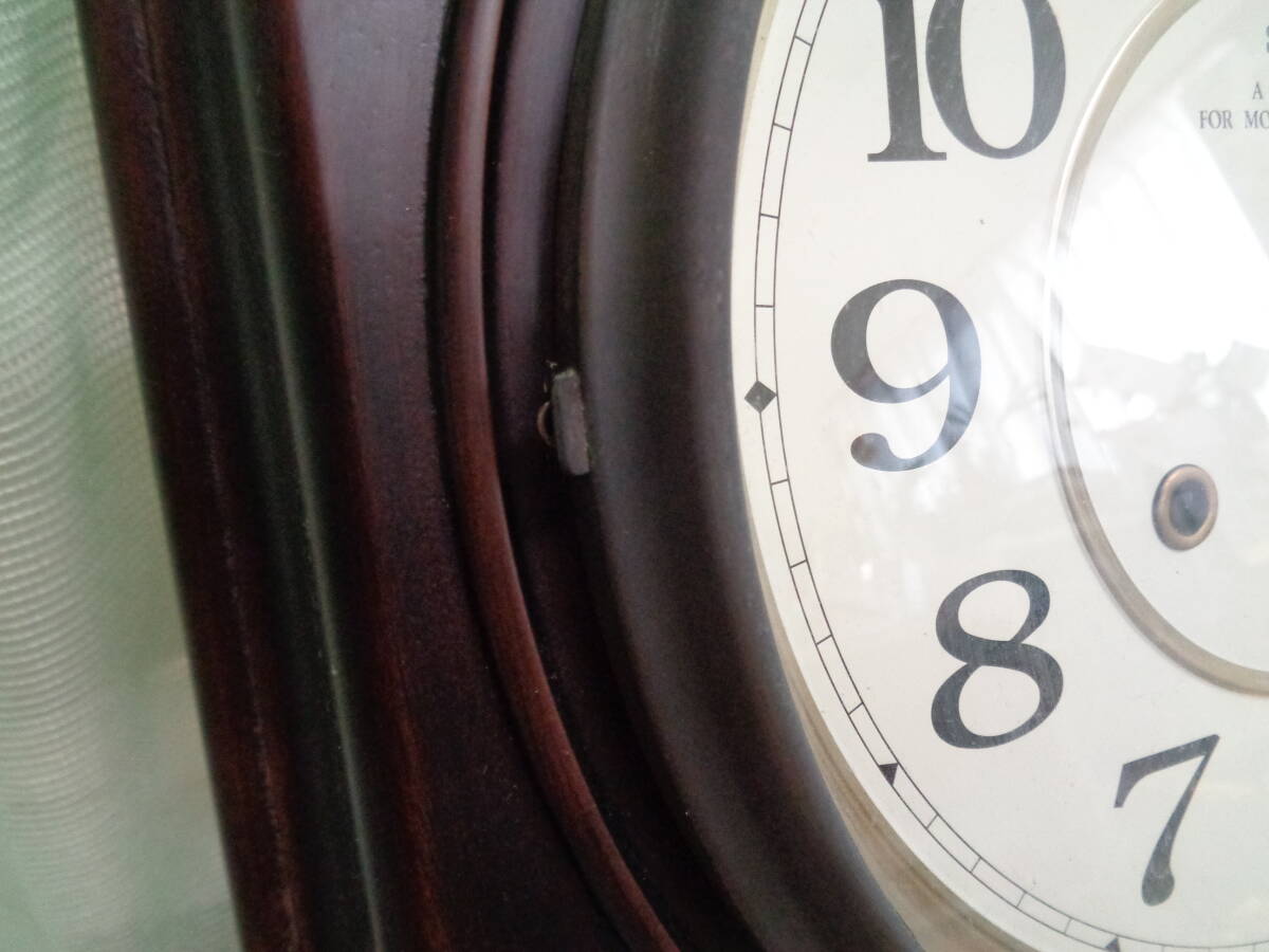 アンティーク調 セイコ― 壁掛け時計 ボンボン時計 懐かしい響き 中古品の画像3