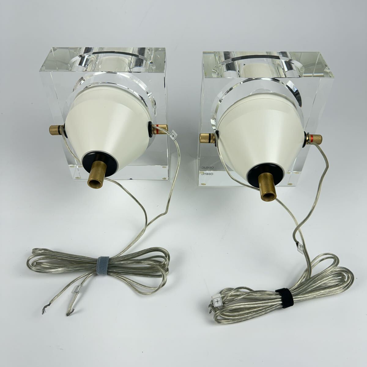 23800円 ODELIC KENWOOD ガラススタンド スピーカー ペア SP0001 23800円 ODELIC KENWOOD ガラススタンド スピーカー ペア SP0001