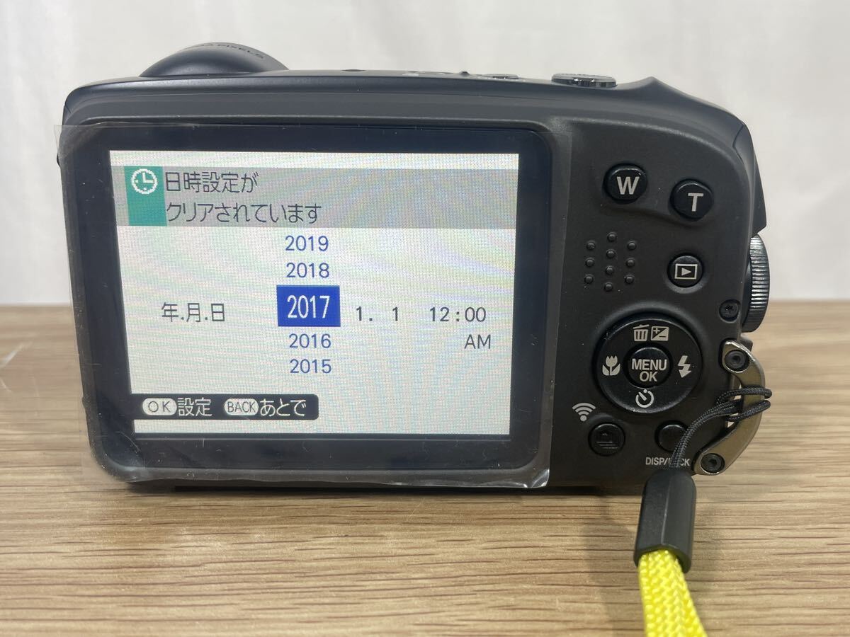 ■FR2043 FUJIFILM フジフィルム FINEPIX XP120 コンパクトカメラ デジカメ イエロー 充電器付 中古美品_画像4