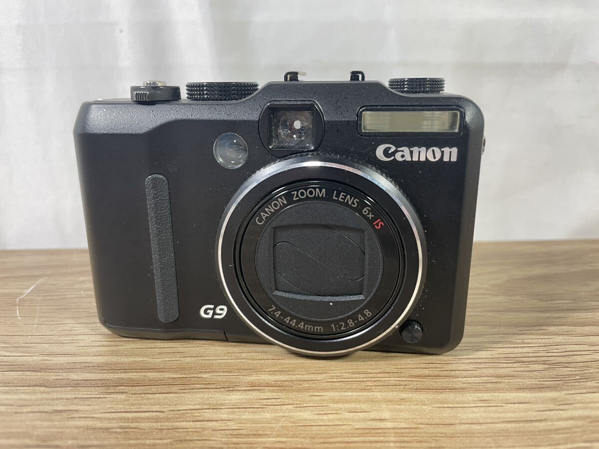 ■FR2167 ジャンク 1円〜 Canon キャノン PowerShot G9 デジタルカメラ 箱付 ケースの画像2