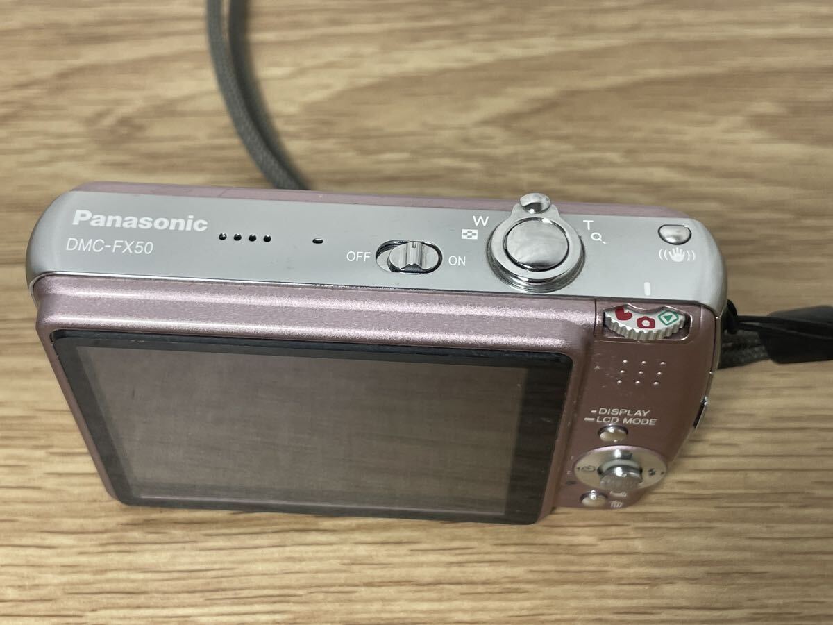 ■FR2236 Panasonic パナソニック LUMIX DMC-FX50 コンパクトデジタルカメラ バッテリー 動作未確認_画像3