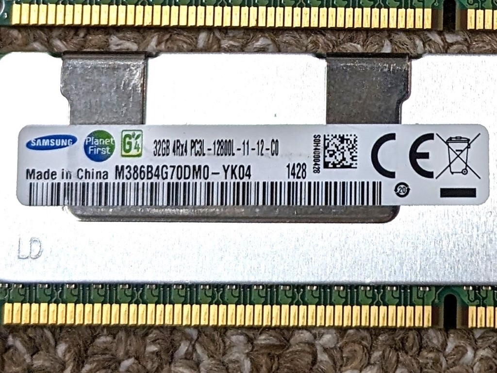 【CPU+マザーボード+メモリー】Asus Z9PE-D8WS, XEON E5-2687W V2 ×2, メモリー32GB×4 計128GB ワークステーション用セット（完動品）の画像6