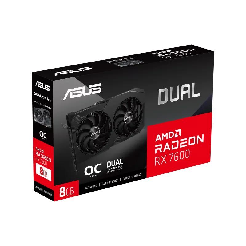 グラフィックボード Dual Radeon RX 7600 V2 OC Edition 8GB GDDR6 DUAL-RX7600-O8G-V2 BIC ［Radeon RXシリーズ /8GB］の画像4