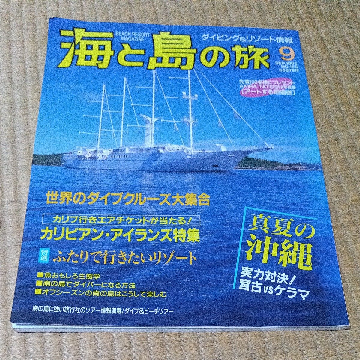 95年 旅行雑誌 川で遊ぶ 海と島の旅 ２冊 古本