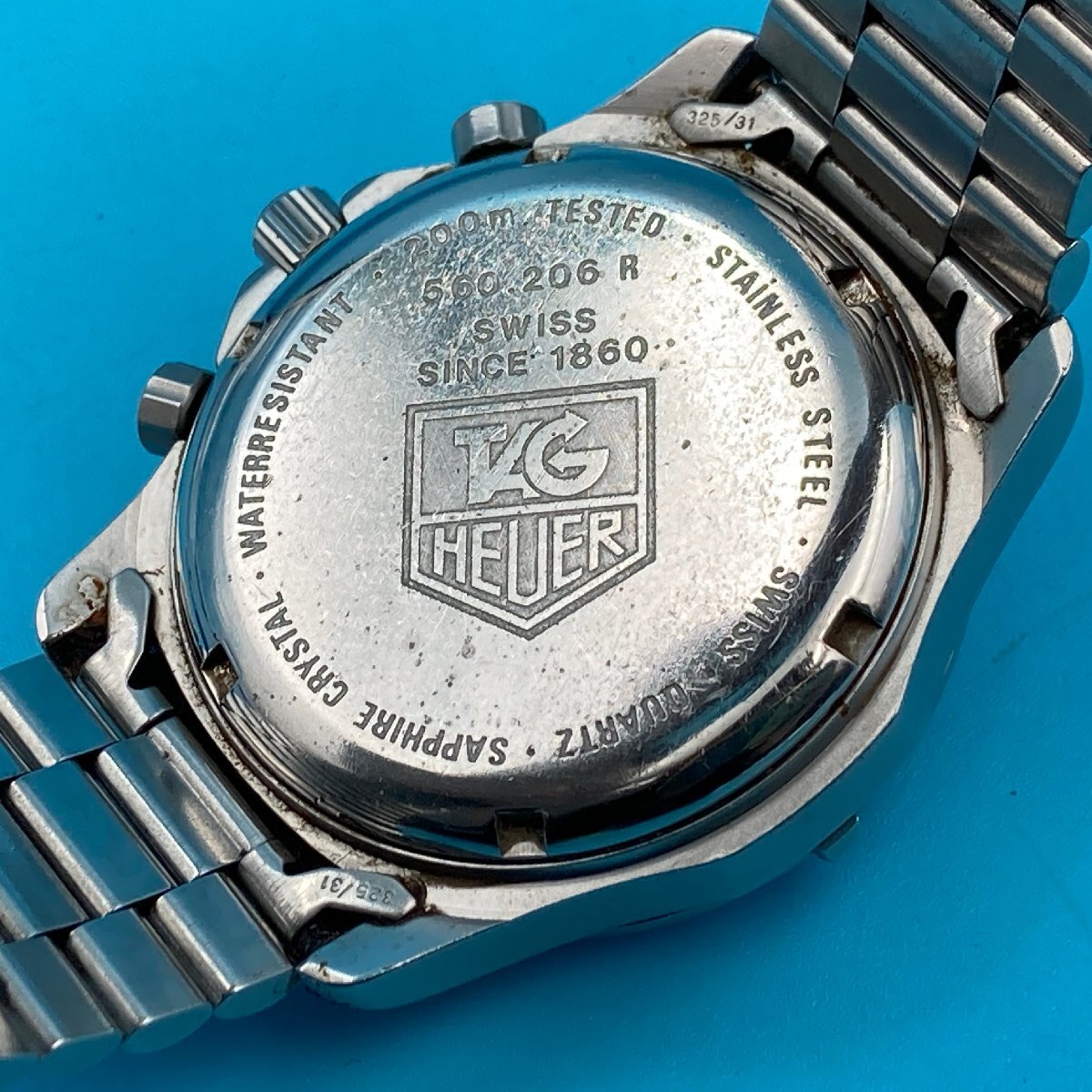 【10142P059】TAG HEUER タグ・ホイヤー 560.206R プロフェッショナル200M クオーツ 腕時計 メンズ 男性用 ※動作未確認 ジャンクの画像2