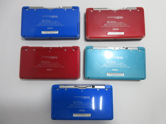 s22229-ty 【送料950円】ジャンク★計10台 Nintendo DS×5、3DS×5 [035-240408]の画像3