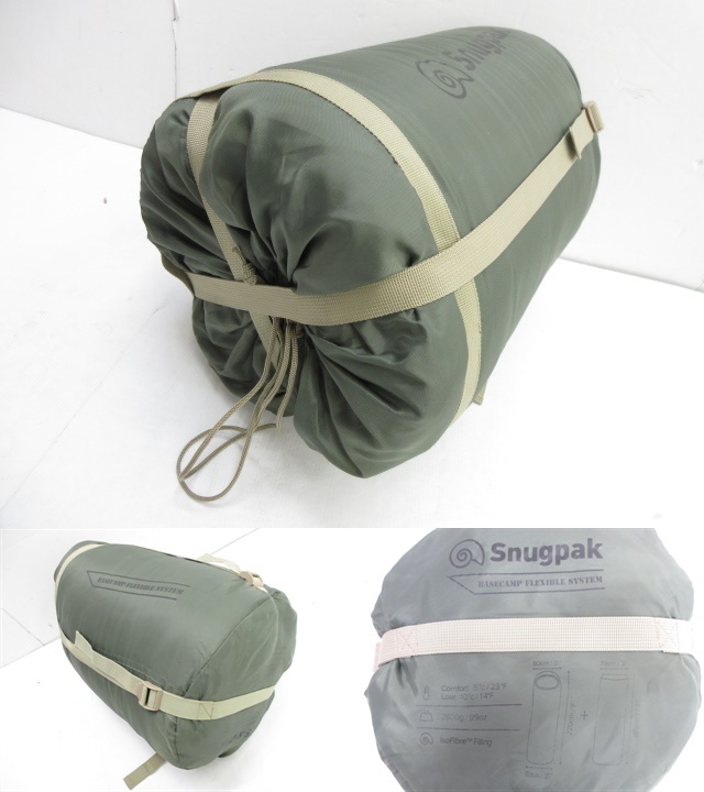 n76255-ty 中古品★Snugpak スナグパック シュラフ 寝袋 [111-240419]の画像10