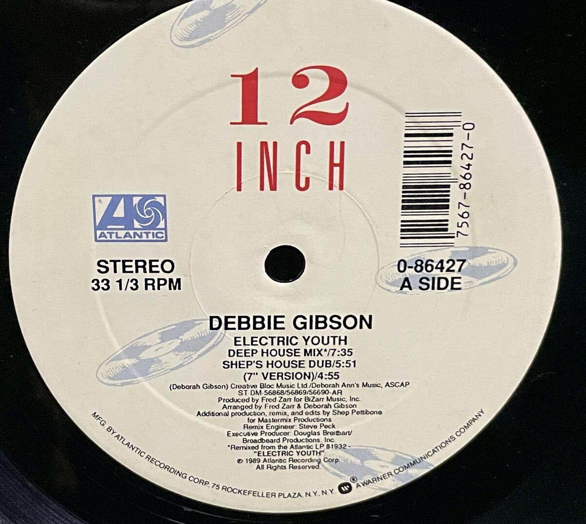 DEBBIE GIBSON / ELECTRIC YOUTH 中古盤12インチの画像4