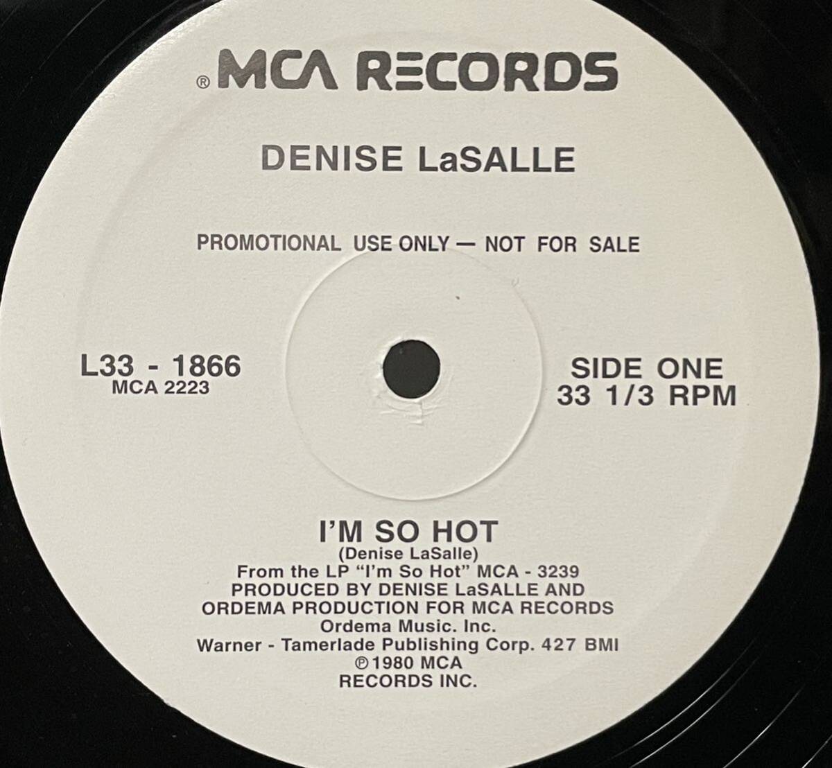 DENISE LaSALLE / I'M SO HOT 中古プロモ盤12インチの画像2