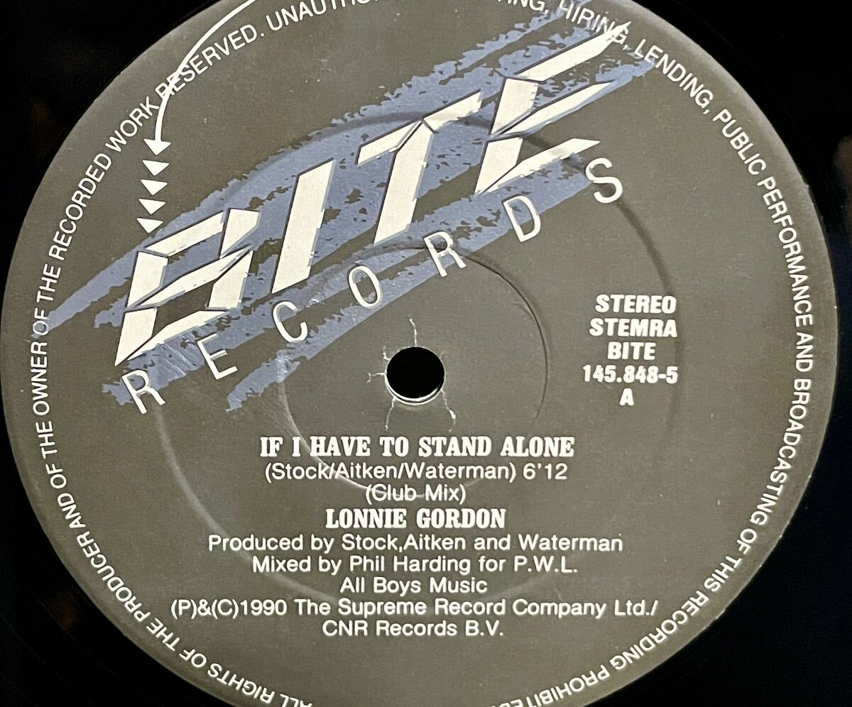 LONNIE GORDON / IF I HAVE TO STAND ALONE中古盤12インチ_画像4