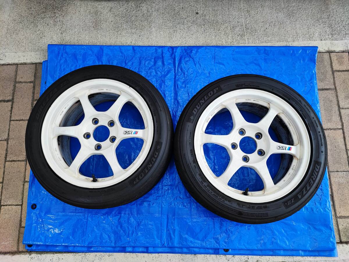 SSR TYPE-C 5穴 PCD114.3 8J オフセット+45 中古2本_画像1