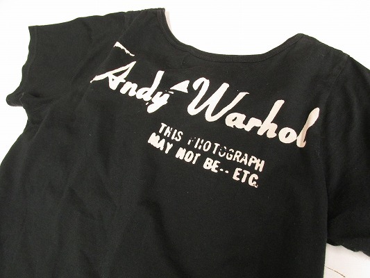 k6632：Andy Warhol BY HYSTERIC GLAMOUR（アンディウォーホルバイヒステリックグラマー）プリントTee 半袖Ｔシャツ free/レディース：35_画像5