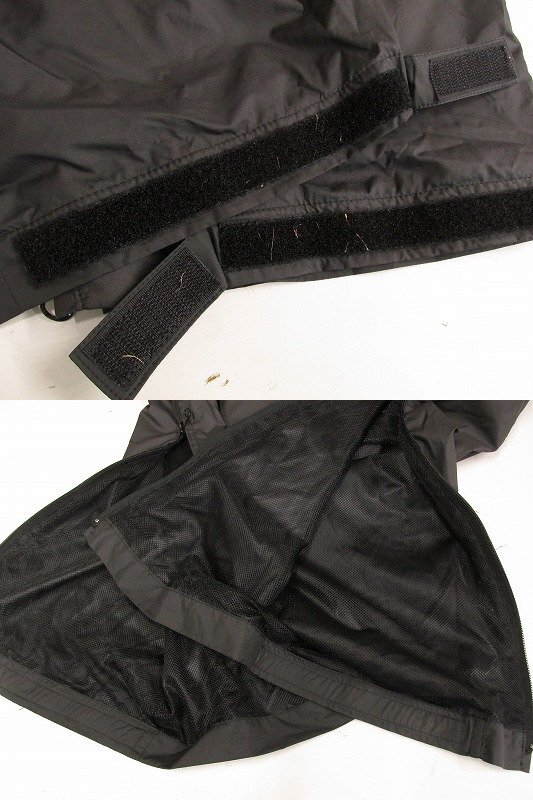 k6594:kola geo CORAGGIO rain pants L lining mesh poly- pants Golf wear black black men's / lady's :5