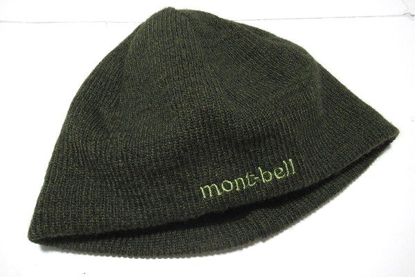 N6740:mont-bell（モンベル）ネージュキャップ クリマリブ（1108676）ダークグリーン/54-57cm:35