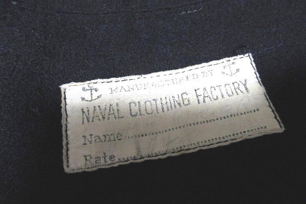 N6768:US古着 米海軍 NAVAL CLOTHING FACTORY ウールセーラ服 セーラージャケット/紺：5_画像6