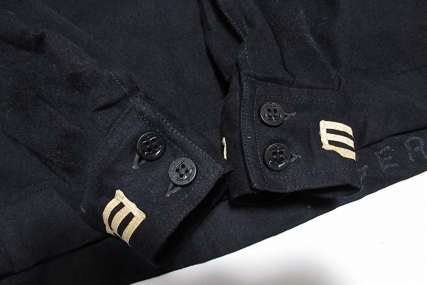 N6768:US古着 米海軍 NAVAL CLOTHING FACTORY ウールセーラ服 セーラージャケット/紺：5_画像5