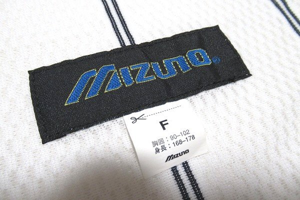 N6798:MIZUNO（ミズノ）2004年 野球日本代表 レプリカユニフォーム 背番号94/白×黒スト/F/アテネオリンピック：35　_画像6