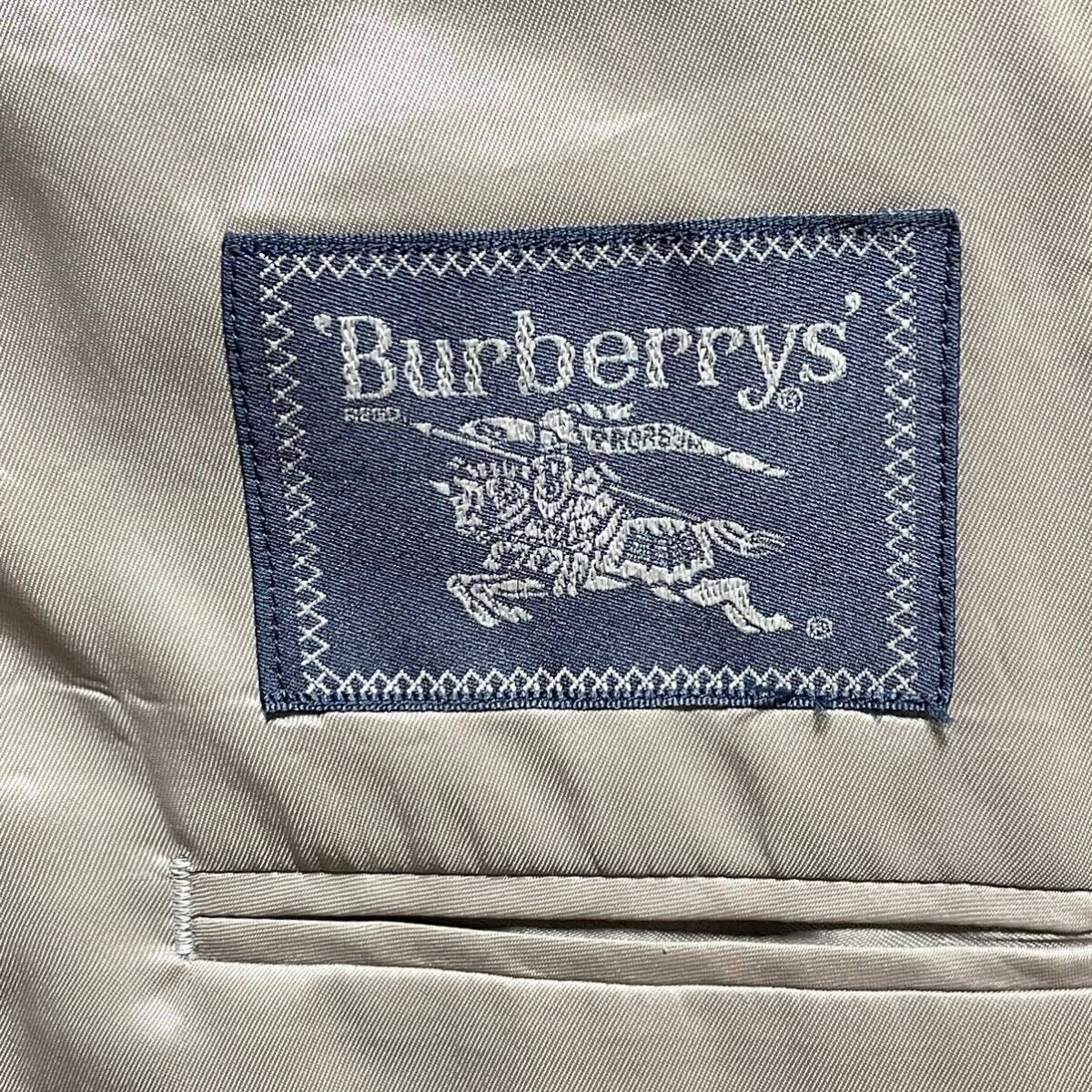【Burberry】バーバリー テーラードジャケット ヴィンテージ 希少 90年代 茶色系 黄色系 イタリア製生地使用 メンズ サイズM/Y8628FF_画像8