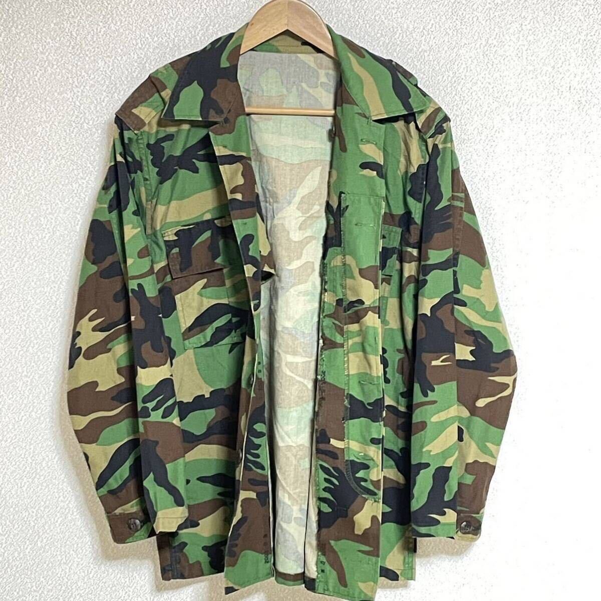 【Army Jacket】アーミージャケット 迷彩 ミリタリー サバゲー カバーオール ウッドランド カモフラージュ グリーン系 メンズ/Y8630FF_画像3