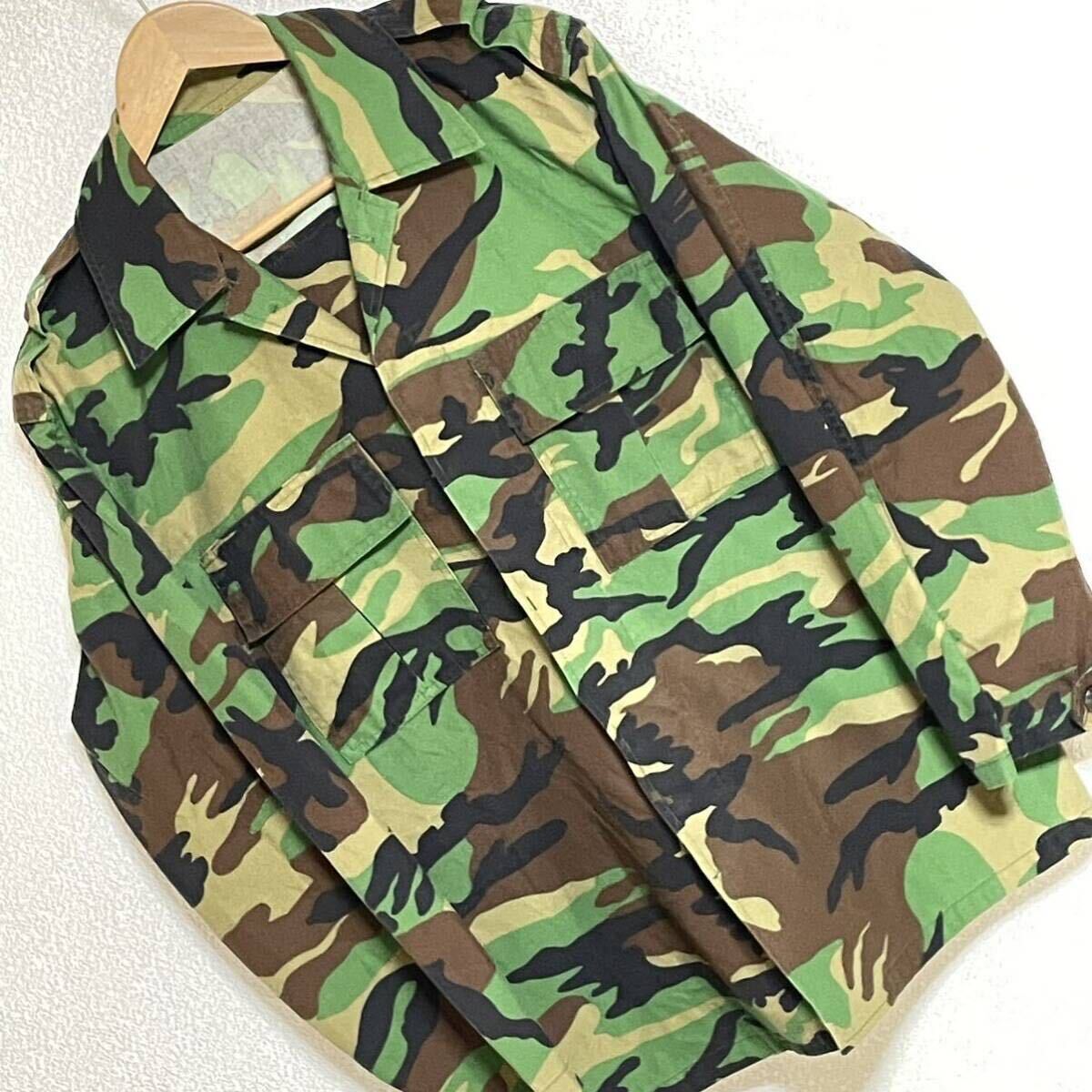 【Army Jacket】アーミージャケット 迷彩 ミリタリー サバゲー カバーオール ウッドランド カモフラージュ グリーン系 メンズ/Y8630FF_画像6