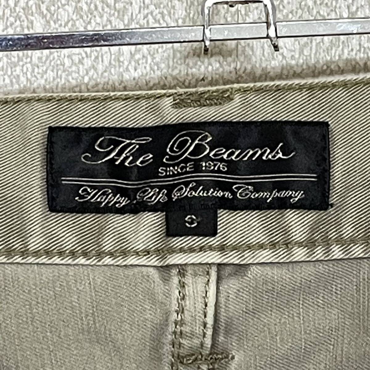 【BEAMS】ビームス スキニーパンツ スラックス ベージュ色系 カーキ系 オールシーズン カジュアル 普段着 メンズ サイズS/Y8623FF _画像8