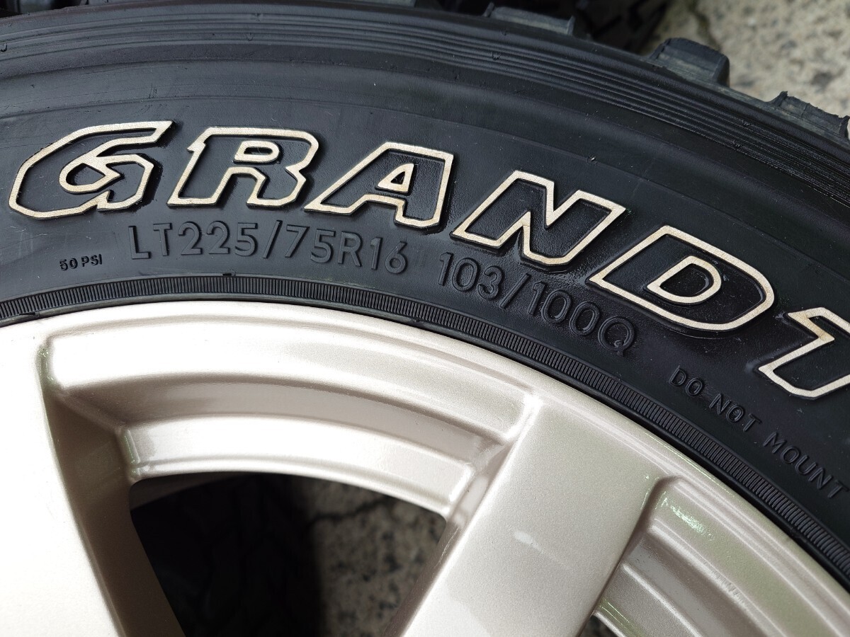 ジムニー シエラ GRANDTREK MT2 225/75R16＆オリジン MUD-S7 16×5.5J-20 PCD139.7 5H セット_画像6