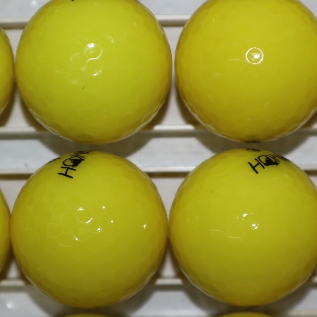 Aランク 36個 ホンマ D1 2022モデル イエローカラー 良品 HONMA ロストボール ゴルフボール 送料無料 sntの画像8