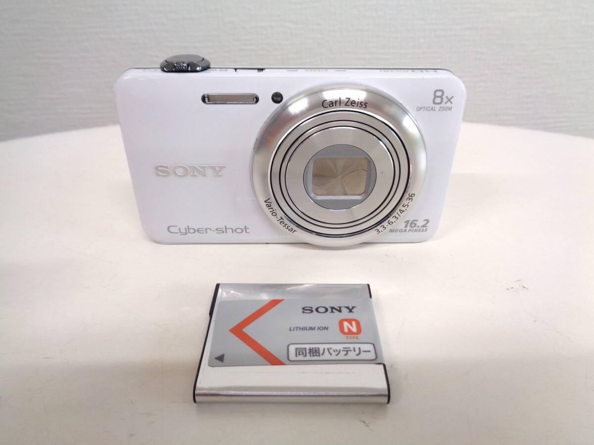 SONY　ソニー　サイバーショット　Cyber-shot　DSC-WX60　ホワイト　デジカメ　デジタルカメラ_画像1