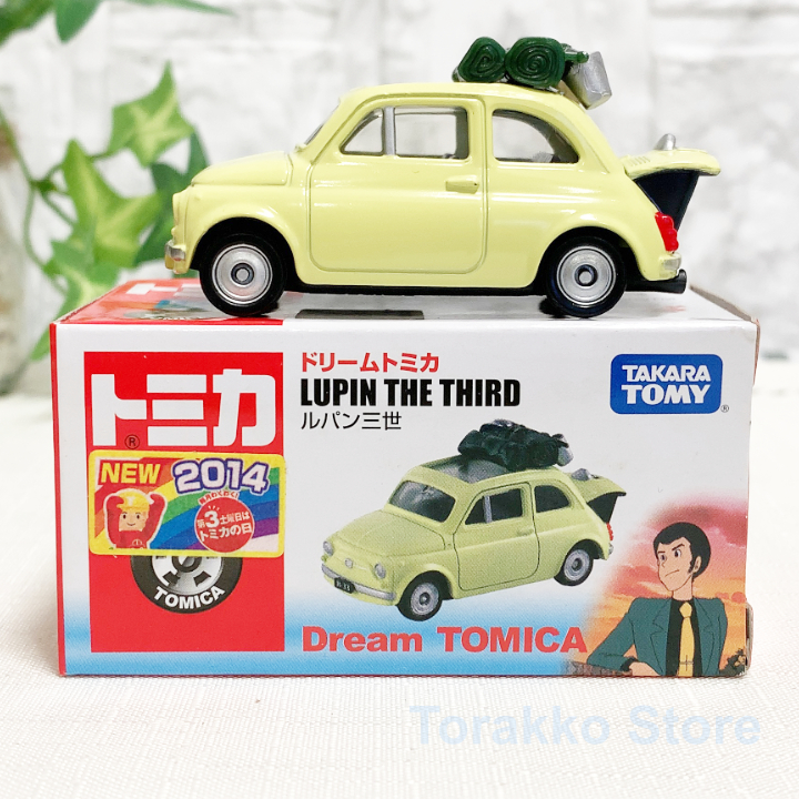 [ новый товар нераспечатанный * негодный номер ] Dream Tomica Lupin III kali мужской Toro. замок Fiat 500 Monkey * дырокол Miyazaki . за границей распродажа specification 