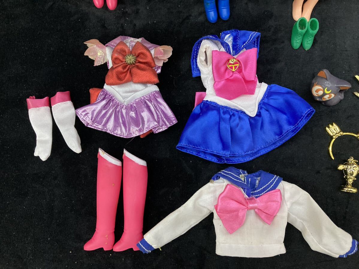 リカちゃん人形 美少女戦士セーラームーン 6体まとめ品 着せ替え人形 BANDAI yj2の画像8