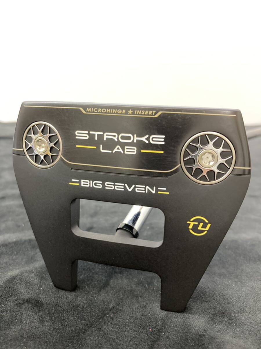 キャロウェイ ODYSSEY オデッセイ STROKE LABストロークラボ BIG SEVEN ビッグセブン TU 34インチ ヘッドカバー付の画像2