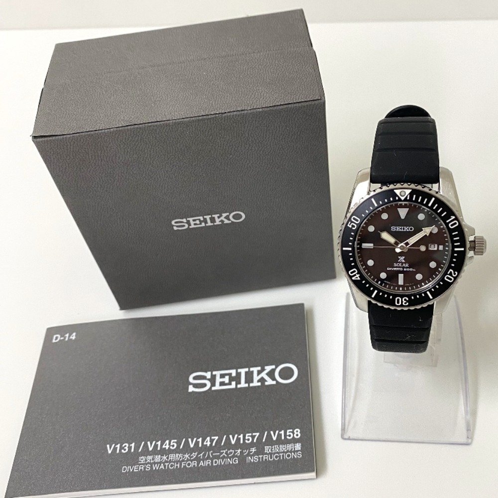 【送料無料】SEIKO セイコー 腕時計 PROSPEX プロスペックス SBDN075 V147-0CS0 ソーラー 美品・中古【Ae472791】の画像1