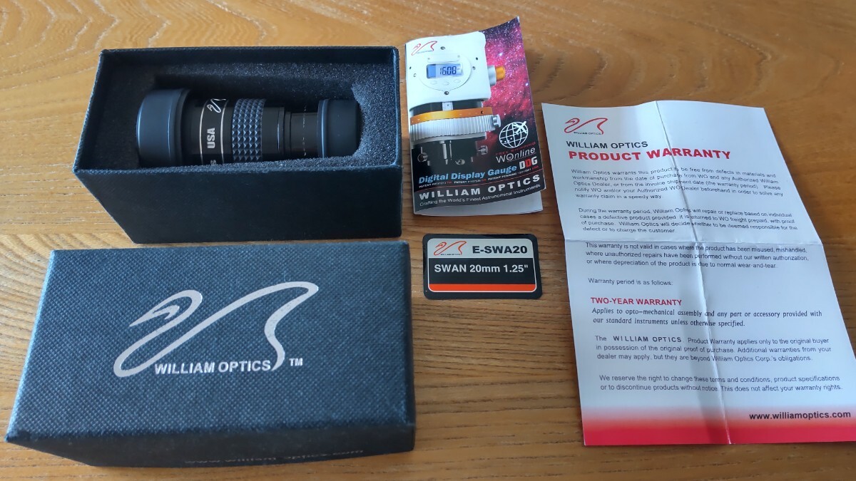 ★William Optics SWAN 20mm 72° 中古★の画像1