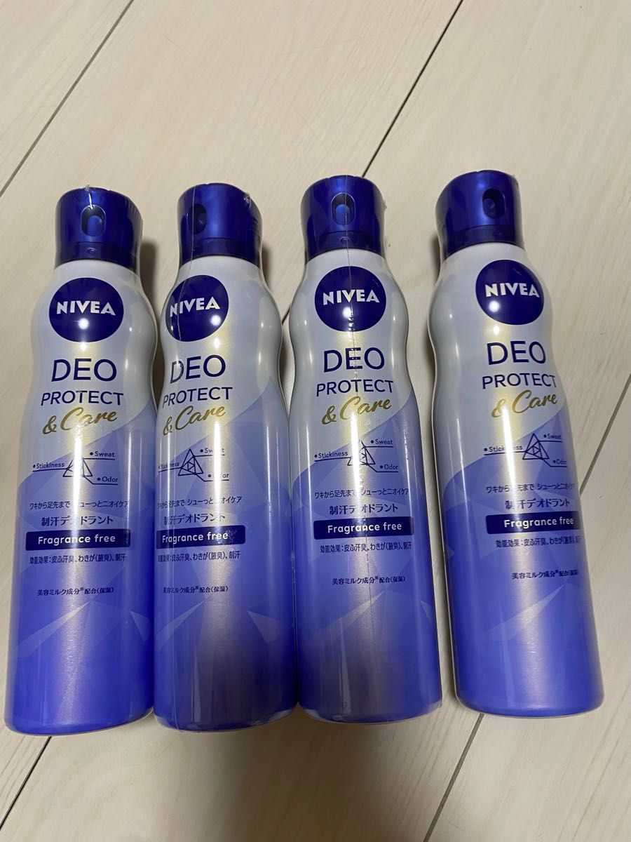 NIVEA ニベア DEO PROTECT デオ プロテクト＆ケア クリスタルスプレー フレグランスフリー 150g 花王