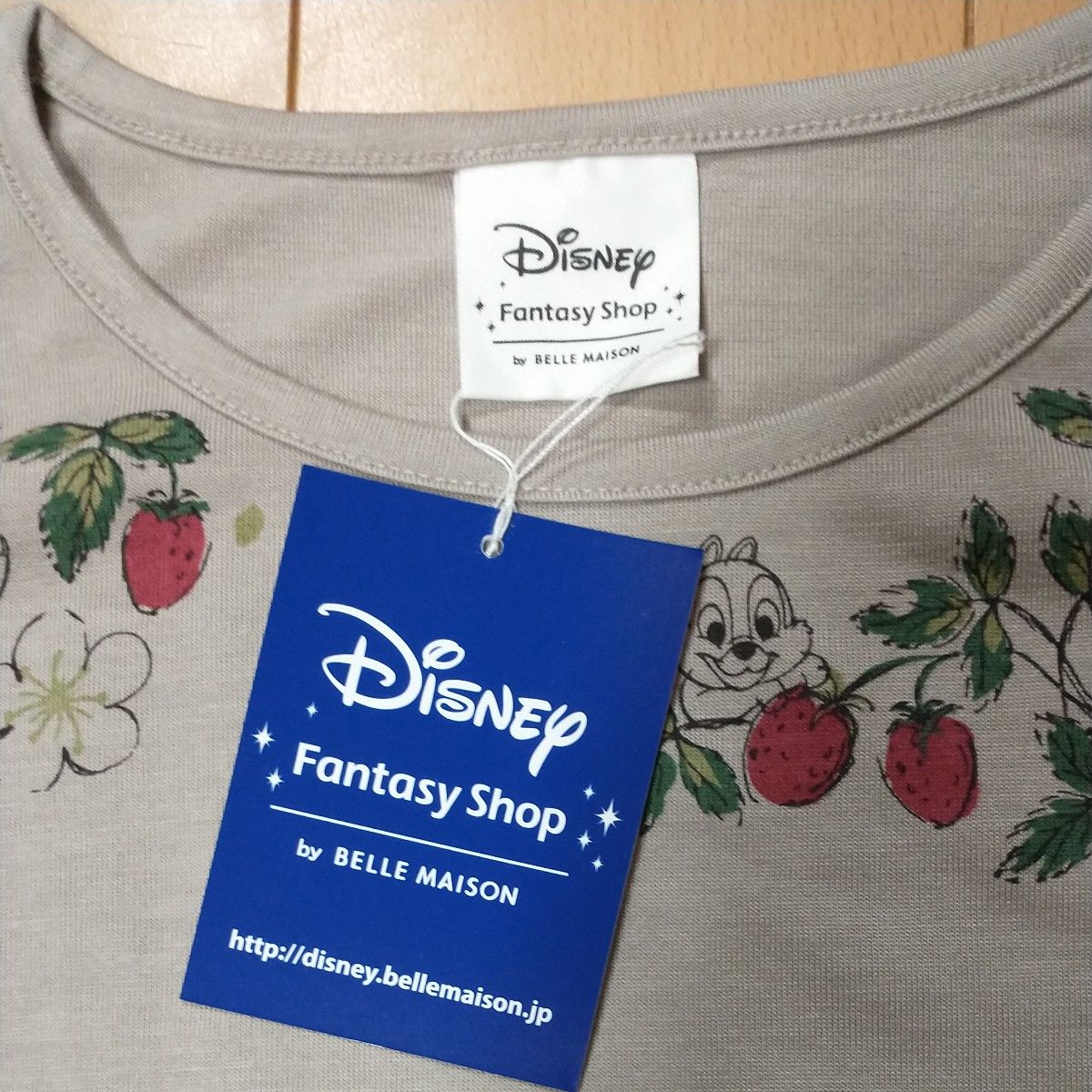 Disney チップ＆デール 半袖Tシャツ 未使用 タグ付き Disney Fantasy by BELL MAISNON