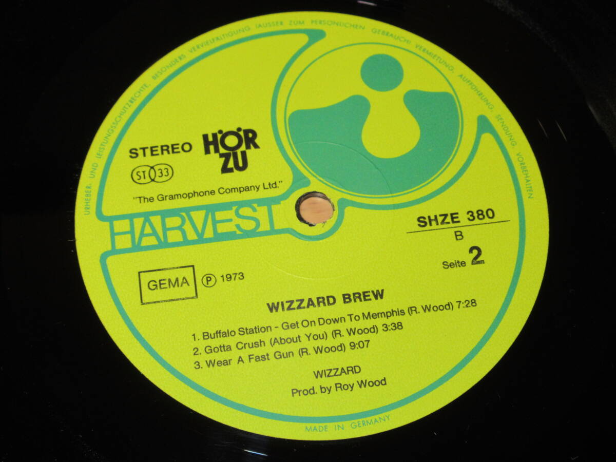 ◆◇WIZZARD(ウィザード)【WIZZARD BREW(ウィザードの魔力)】ドイツ盤LP/SHZE 380/ELECTRIC LIGHT ORCHESTRA/ELO/ROY WOOD関連◇◆_画像4