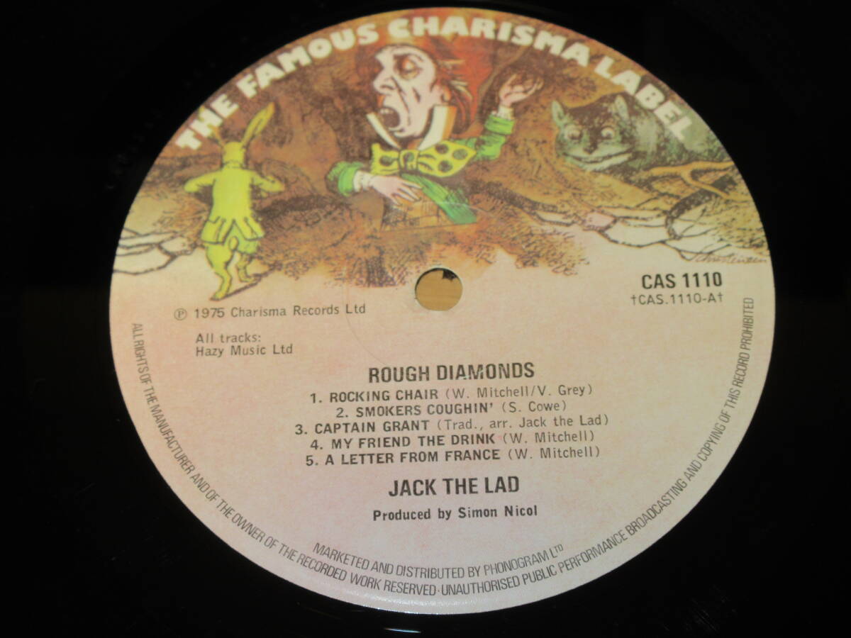 **JACK THE LAD( Jack * The * Lad )[ROUGH DIAMONDS] Британия запись LP/CAS 1110/CHARISMA**