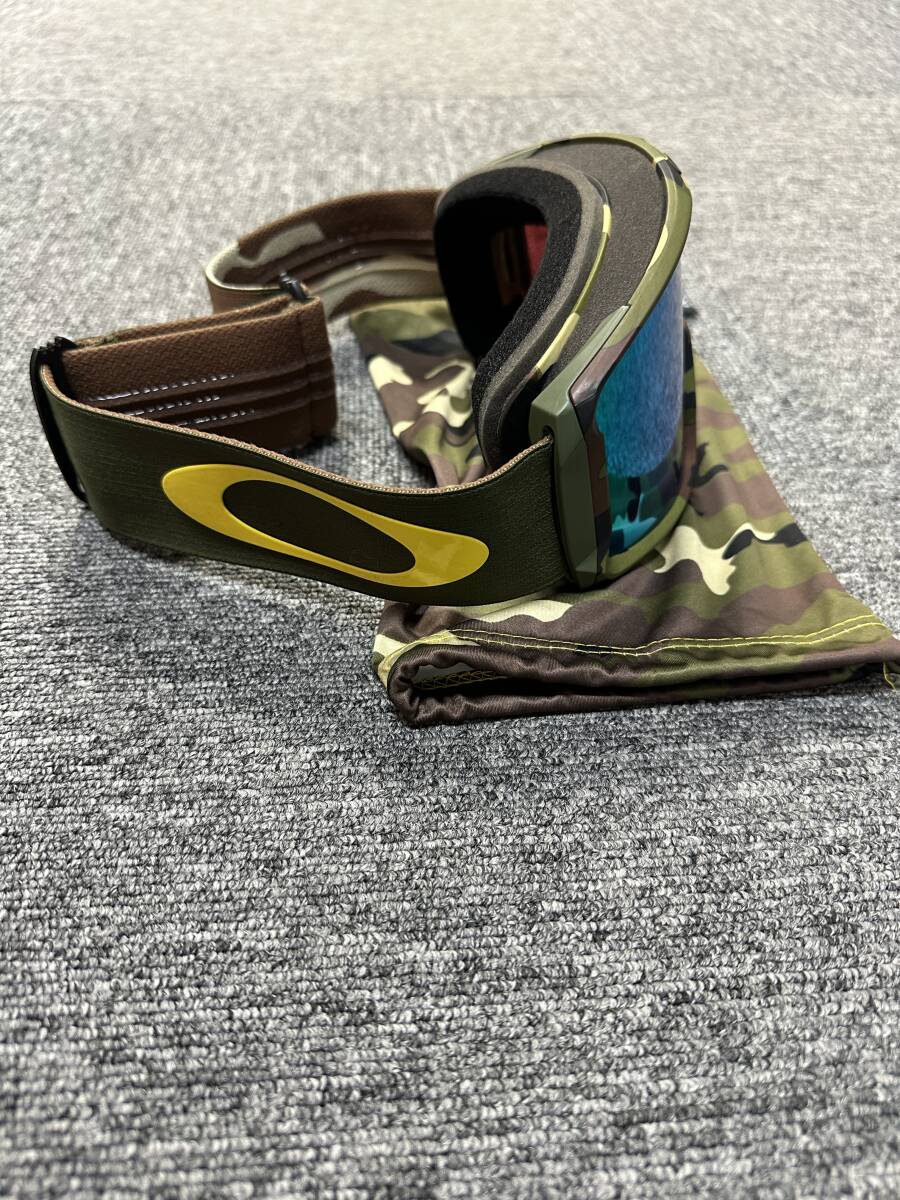 美品 2022 OAKLEY オークリー LINE MINER L SAMMY CARLSON SIG CAMO GREEN ライン マイナー エル ゴーグル の画像3