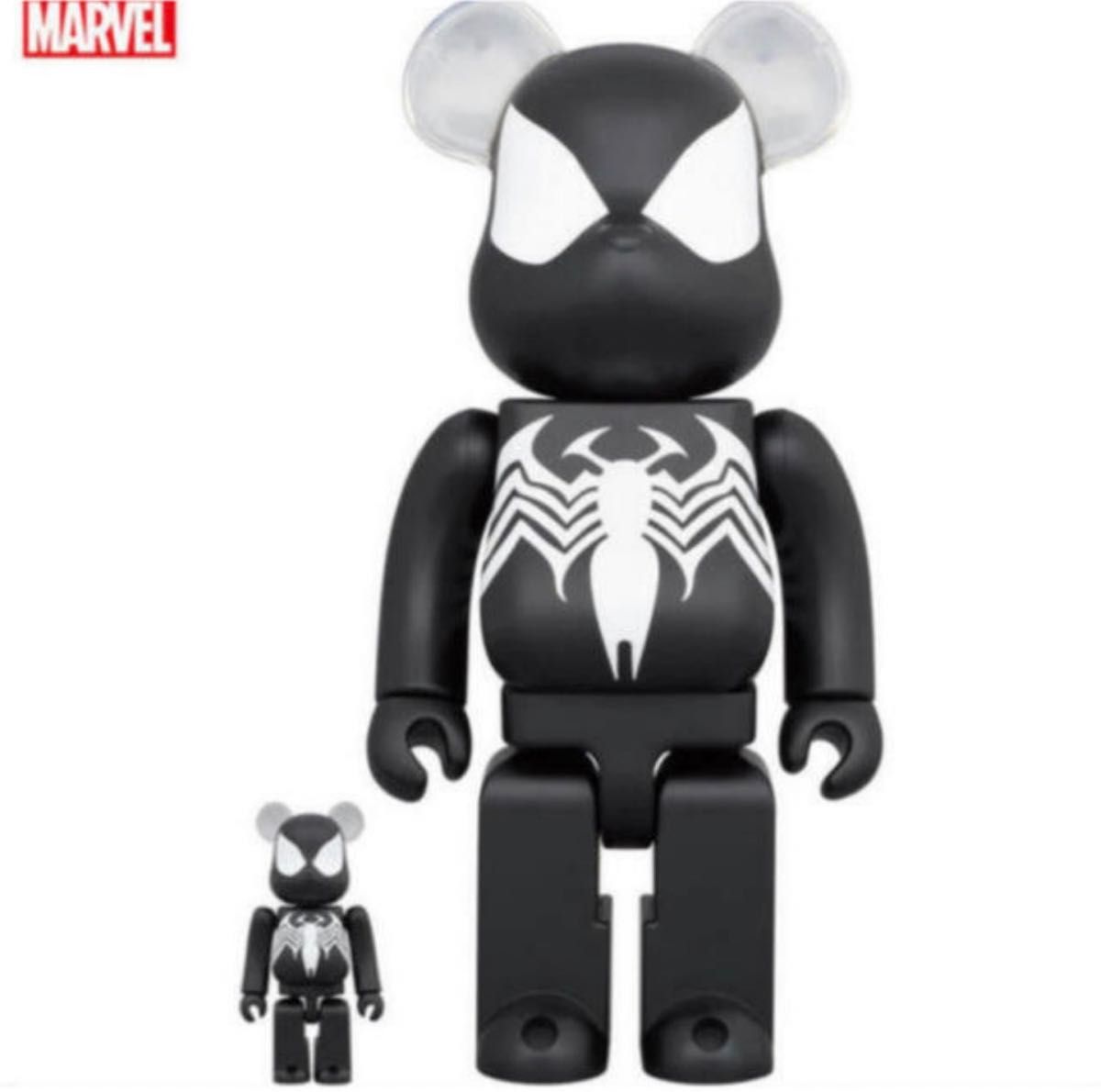 BE@RBRICK SPIDER-MAN BLACK 100％ & 400％  ベアブリック　 メディコムトイ　新品未開封