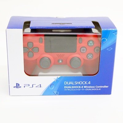 未使用　PS4 DUALSHOCK4 CUH-ZCT2J11　ワイヤレスコントローラー マグマ・レッド〈O1634〉D2