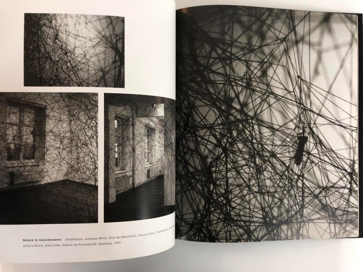 ★　【英・独語 図録 塩田千春展 CHIHARU SHIOTA THE WAY INTO SILENCE 2003】167-02404_画像4