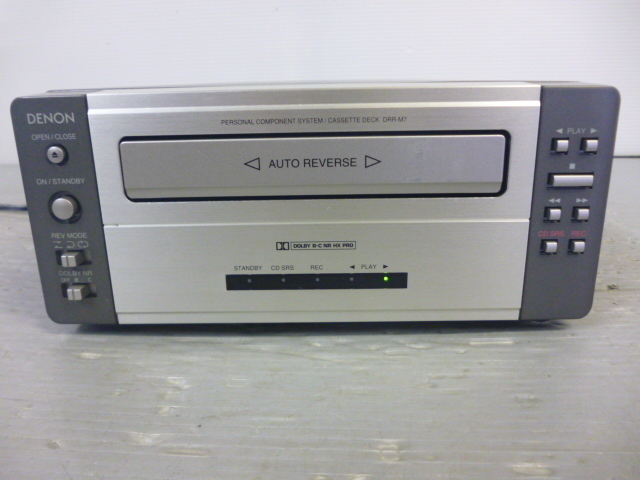 PIONEER パイオニア CT-5100 ステレオカセットデッキ オンキョー CDプレーヤー DENON DRR-M7 KENWOOD KX-W8010 の画像2