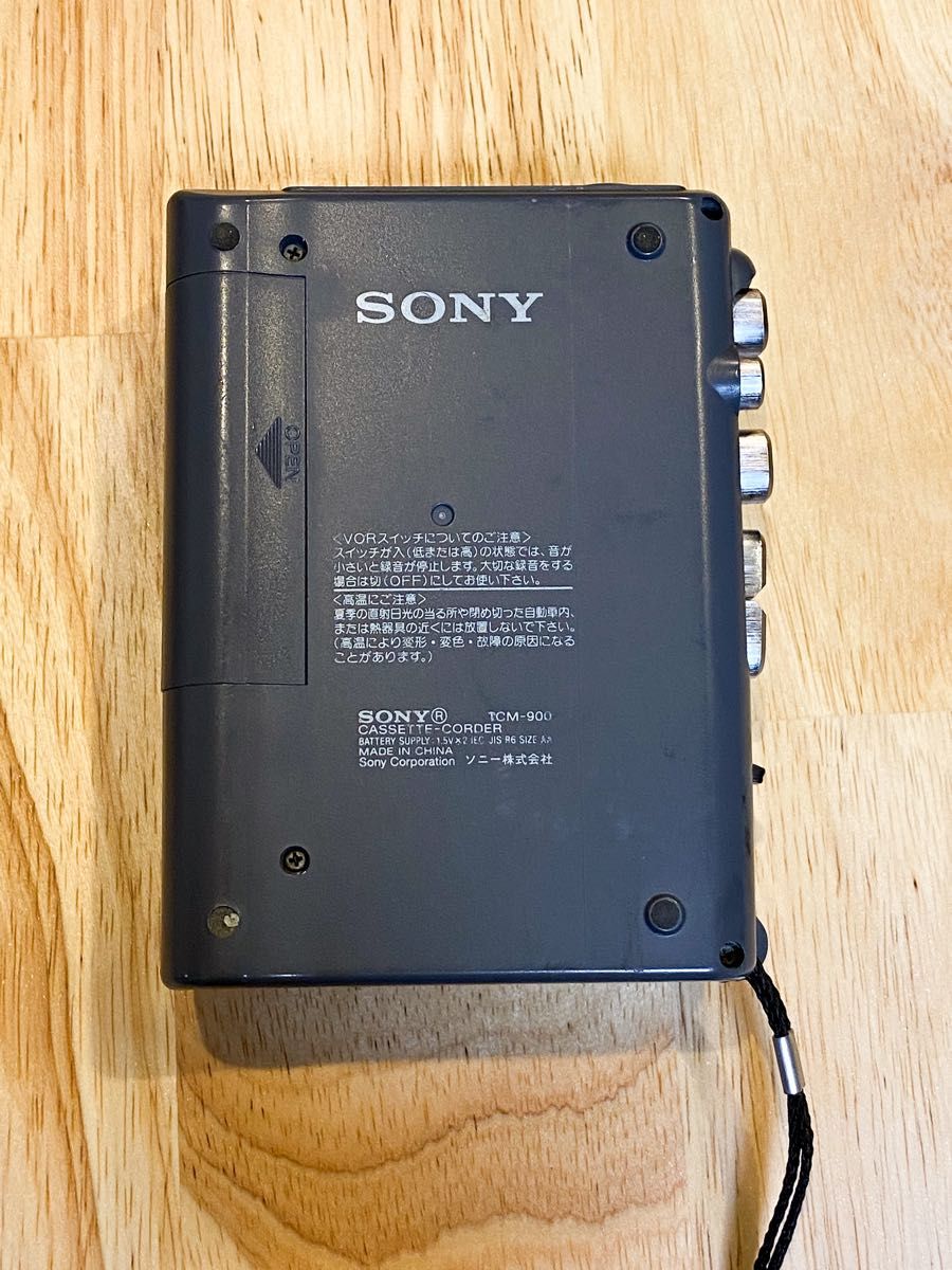 SONY ソニーポータブルカセットコーダーTCM-900