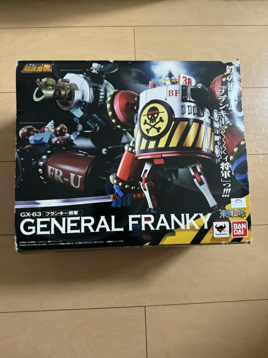 BANDAI 　　バンダイ　　超合金魂　　 GX-63　　ONE PIECE　　フランキー将軍 　　GENERAL　FRANKY　　　ジャンク品