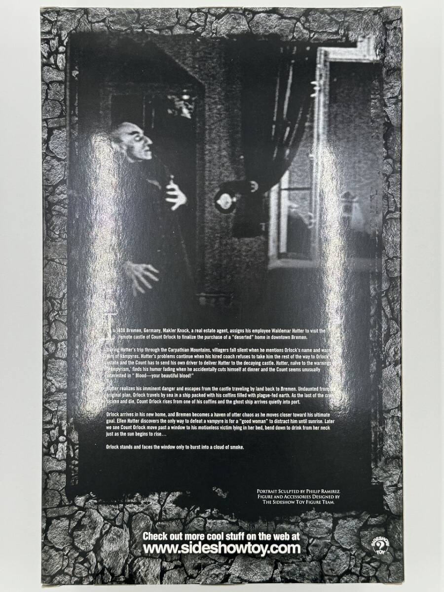 サイドショウ・トイ 吸血鬼ノスフェラトゥ/ Nosferatu Eine Symphonie des Grauens: オルロック伯爵/ The Vampyre 1/6 フィギュアの画像2