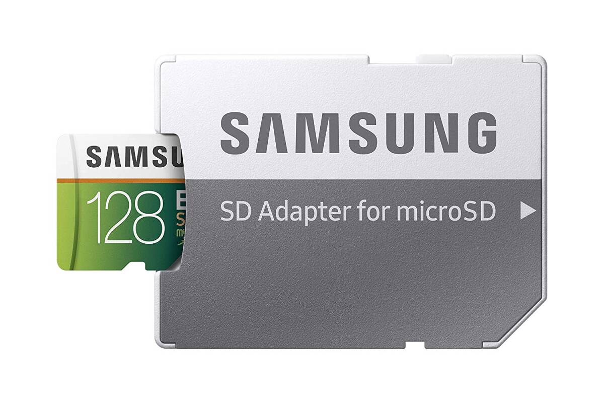 新品 １円～!! Samsung EVO Select microSDXC 128GB マイクロ SD SDカードアダプター付_画像2
