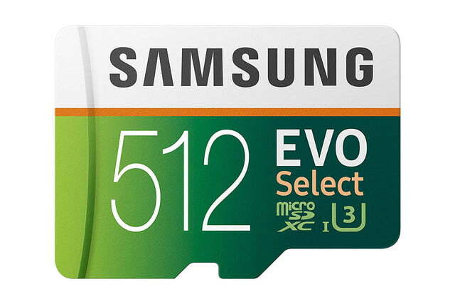 新品 １円～!! Samsung EVO Select microSDXC 512GB サムスン　エヴォセレクト SDカードアダプター付